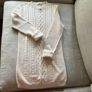 Made in USA Green Three Sweater Dress